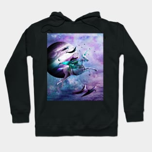 Epic Frog Riding Unicorn Hoodie